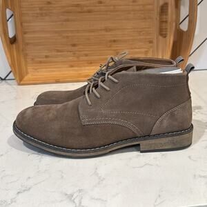 Sonoma Goods For Life Trae Men's Waterproof Chukka suede Boot size 11 beige